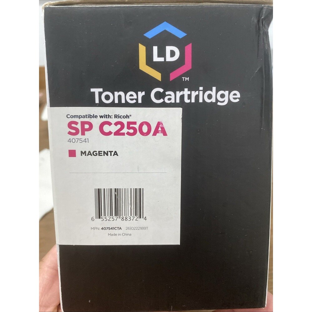 LD 407541 Magenta  Toner Cartridge for RICOH SP C250 407541